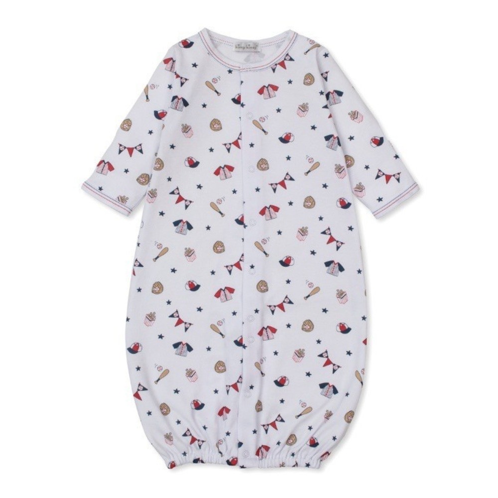 KISSY KISSY FLY BALL BASEBALL CONVERTIBLE GOWN NEW NB